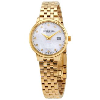 Raymond Weil Toccata Quartz Diamond Mother of Pearl Dial Ladies Watch 5985-P-97081