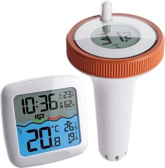 OEM Term&oacute;metro De Piscina, Term&oacute;metro Flotante Inal&aacute;mbrico Para Piscina, Sensor Preciso De Temperatura Del Agua, Dise&ntilde;o F&aacute;cil De Leer Para Piscina, Ba&ntilde;era