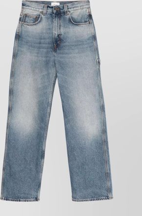 Haikure winona faded effect denim trousers