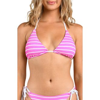 Citrus Brenton Triangle Bikini Top in Pop Pink at Nordstrom, Size X-Small