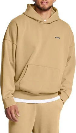 Under Armour Icon Heavyweight Fleece Pullolver Hoodie in Camel at Nordstrom, Size Xx-Large