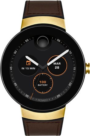 Movado Unisexs Connect Black Dial Watch