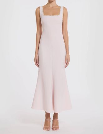 Costarellos Felina Midi Dress In Light Pink