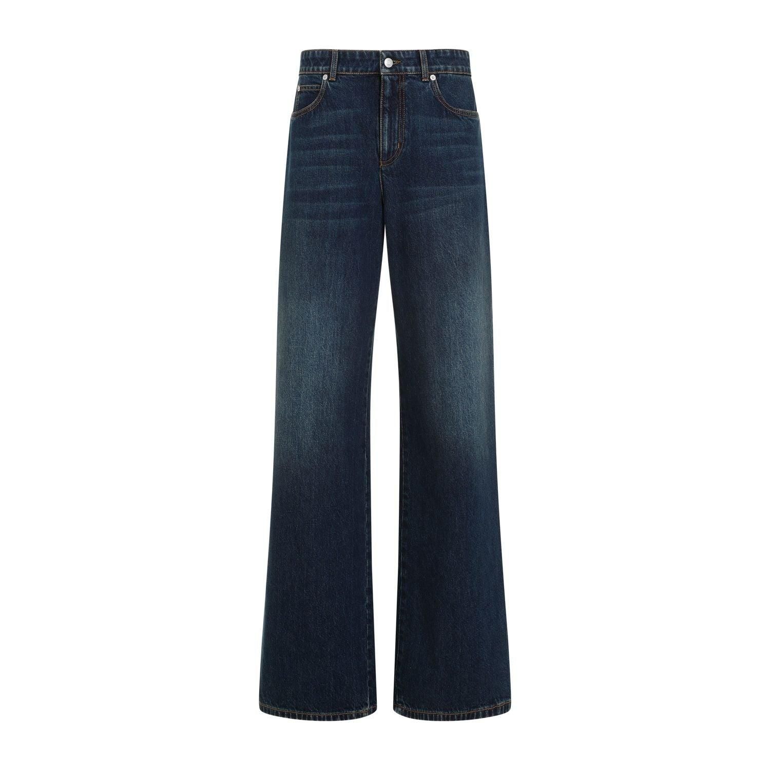デニム・ジーパン ALEXANDER MCQUEEN Women Denim Pants 802098QMACX1307 Black Alexander McQueen Jeans − Sale: up to −67% | Stylight