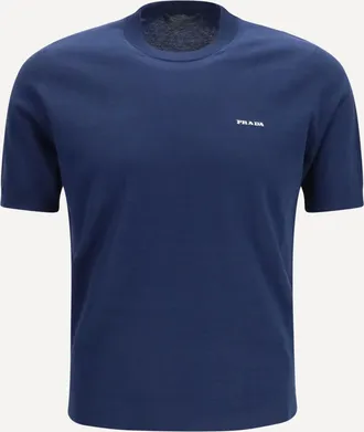 Prada C-Neck Knit in cotton Male 50