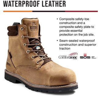 Kodiak Kodiak Mens McKinney Soft Toe Waterproof Industrial Boots