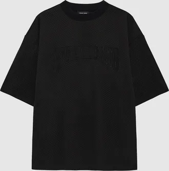 Anine Bing Tee Shirt Nell Tee Mesh Black