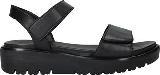 Ara Comfortabele leren sandaal - Dames - Sandalen - Zwart - 39 EU - Leer - Schoenen