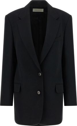 Dries Van Noten Basti Single-breasted Cr&ecirc;pe Blazer - Dames - Blazers - Zwart - S - Jassen