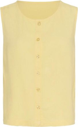 Kaffe Mujer, Camisetas, Amarillo, Talla: 3XL