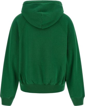 Polo Ralph Lauren Pony-Embroidered Cotton Blend Hoodie - Green