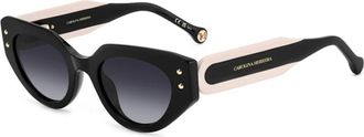 Carolina Herrera HER 0221/G/S Zonnebril - Dames - Zonnebrillen - Zwart - 50 MM - Accessoires