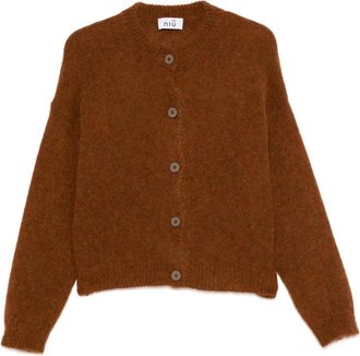 Niù Cardigan con bottoni - Marrone