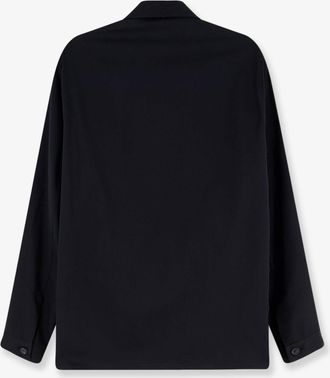 Hev&ograve; Mens Shirt Specchiolla Cotton Black
