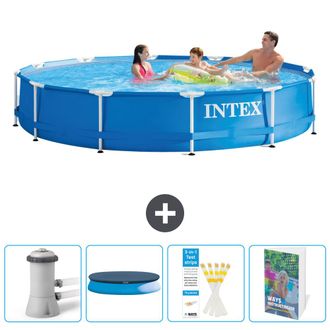 Intex Piscina Con Estructura Redonda - 366x76 Cm - 7-piezas Scb113