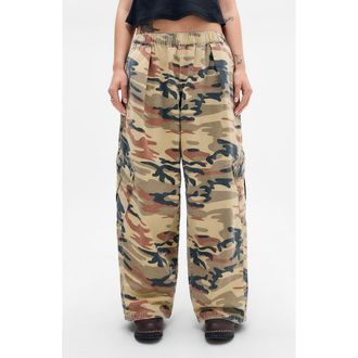 BDG Bobbi Desert Camo Cotton Pants at Nordstrom, Size X-Large