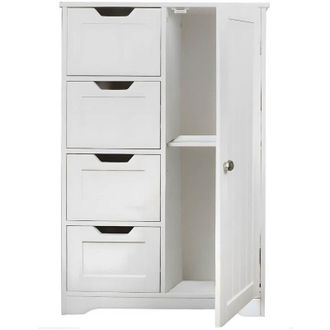 OEM Mueble De Ba&ntilde;o Con Cajones, Para Cosm&eacute;ticos Y Accesorios 60x30x81 Br1we