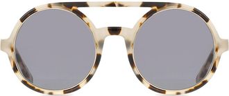 Derek Lam Mort MLKTT Mens Sunglasses Tortoiseshell Size 51