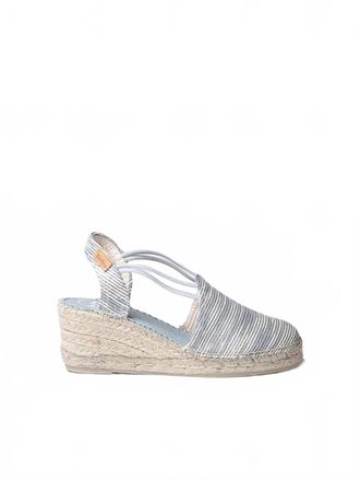 Toni Pons Womens Tania-Zr Wedge Espadrilles With Elastic Straps In Blau