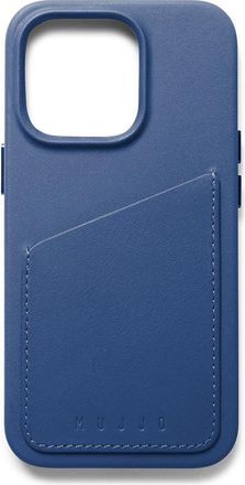 Mujjo Full Leather MagSafe Wallet Case for iPhone 14 Pro in Monaco Blue at Nordstrom
