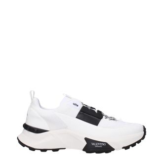 Valentino Garavani Sneakers Uomo Tessuto Bianco/Nero