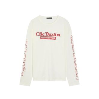 Cole Buxton Rodeo Logo-print Long-sleeve T-shirt