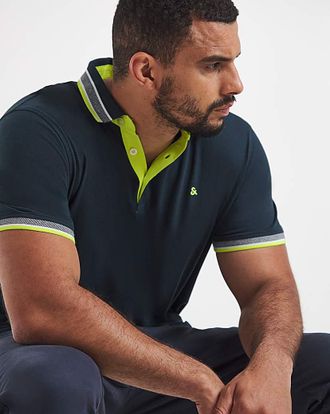 Jack & Jones Jack & Jones Premium Paulos Tipped Polo