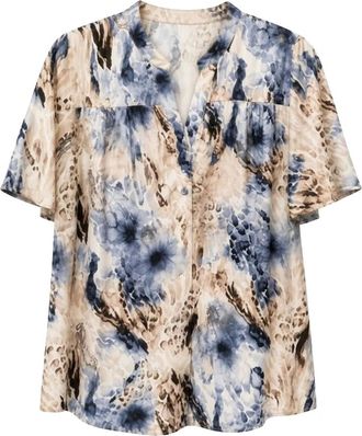 2-Biz Mujer, Blusas y Camisas, Multicolor, Talla: XL