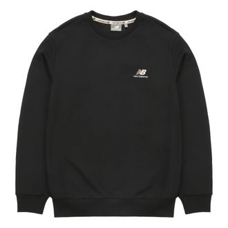 New Balance Athleisure Casual Sports Round Neck Pullover Long Sleeves Black 5CB33223-BK
