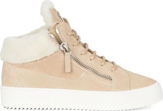 Giuseppe Zanotti May Lond Sneakers - Dames - Winterlaarzen - Beige - 40 EU - Leer - Schoenen