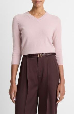 Vince V-Neck Sweater in Dark Baletto at Nordstrom Rack, Size Xx-Small