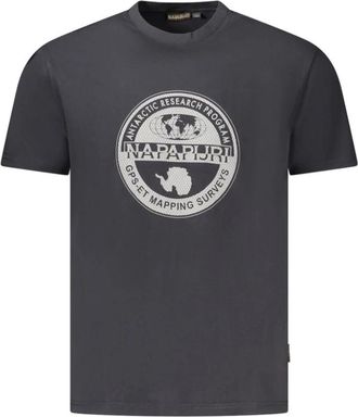Napapijri T-Shirt - Heren - T-shirts - Zwart - S - Katoen - Tops