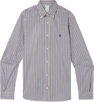 Brooks Brothers Slim Fit Overhemd met Button-Down Kraag - Heren - Casual Overhemden - Veelkleurig - S - Katoen - Overhemden