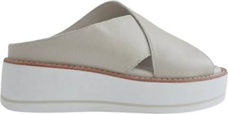 Silent D Womens Orelia Criss Cross Platform Sandal In Stonestone