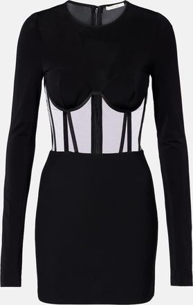 Nensi Dojaka Abito corto con tulle