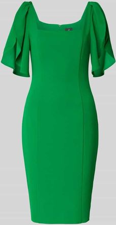 Adrianna Papell Cocktailkleid mit Karree-Ausschnitt in Gruen, Gr&ouml;&szlig;e 34