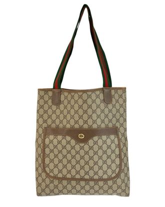 Gucci Gg Supreme Tote Shoulder Bag (Authentic Pre-Loved)