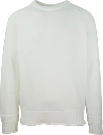 Carlo Colucci Maglione Girocollo Carlos Classic - - Knitwear - Uomo - Bianco - S