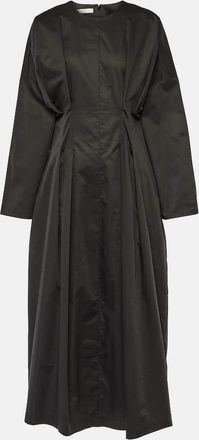 Co Gathered cotton midi dress