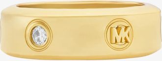 Michael Kors Pav&eacute; Logo Ring
