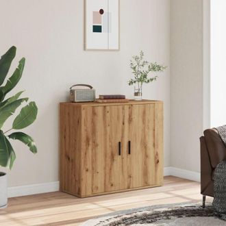 vidaXL Credenza Rovere Artigianale 80x33x70 cm in Truciolato - Vidaxl
