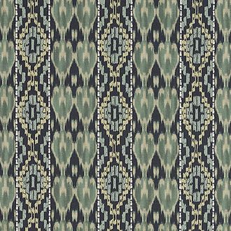 Ballard Designs Aziza Blue Green Fabric by the Yard - Ballard Designs