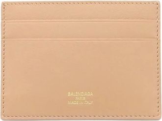 Balenciaga Pre-owned Card Holder - Dames - Vintage Accessoires - Beige - ONE Size - Leer - Vintage