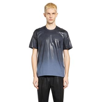 Maison Margiela Foiled Cotton Jersey Pocket T-Shirt