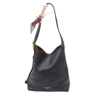 Louis Vuitton Pre-owned Low Key Hobo PM - Dames - Pre-owned - Zwart - Maat: ONE Size Leer