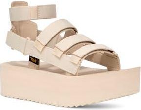 Teva Mevia Flatform Strappy Sandal in Birch at Nordstrom Rack, Size 10