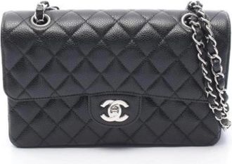 Chanel Pre-owned Vintage Schoudertas - Dames - Vintage Schoudertas - Zwart - ONE Size - Leer - Vintage