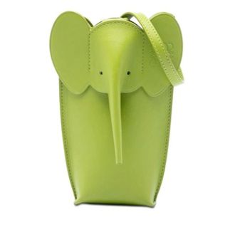 Loewe Pre-owned Crossbody Bag - Dames - Pre-owned - Groen - Maat: ONE Size Leer