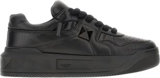 Valentino Garavani Black Leather Sneakers