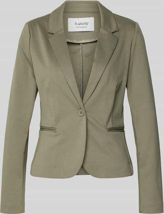 b.young B.Young Blazer mit Reverskragen Modell Rizetta in Oliv, Gr&ouml;&szlig;e 34
